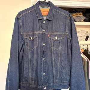 Levi's Men's Dark Blue Denim Jacket